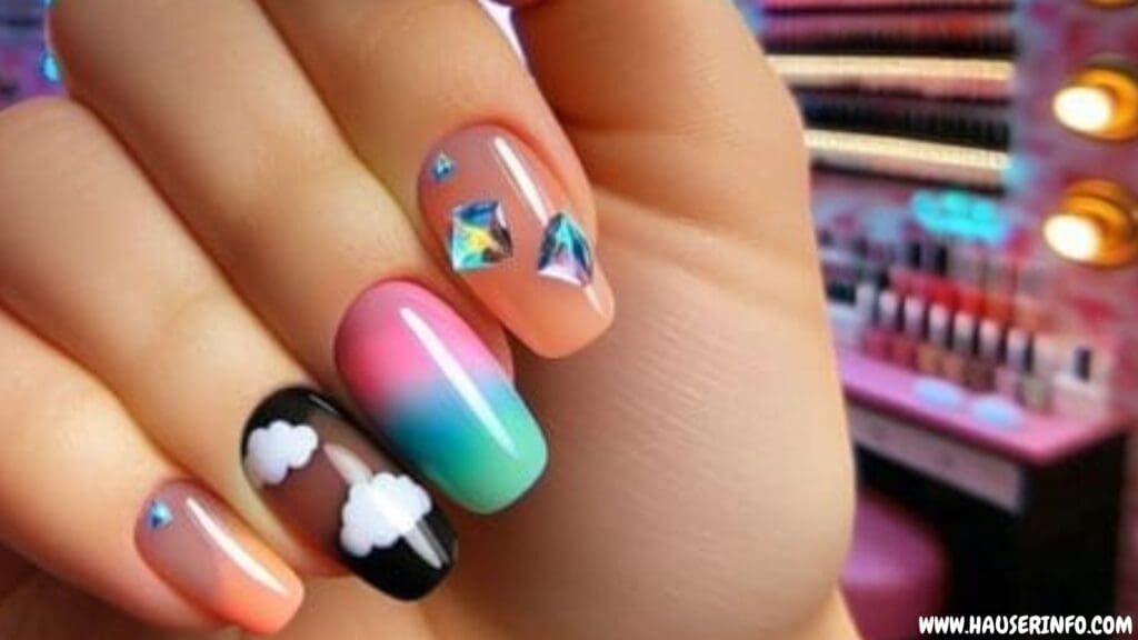 nail designs for short nails