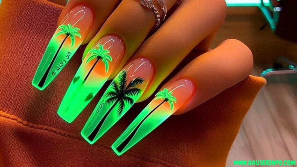 Neon nail designs