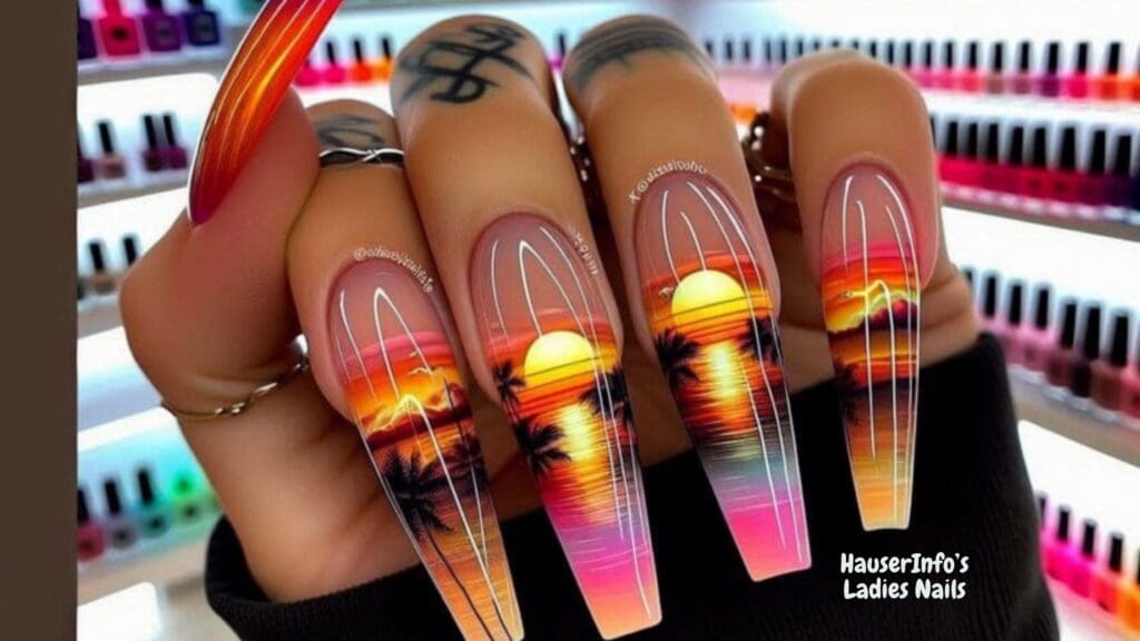 tropical nail designs 2