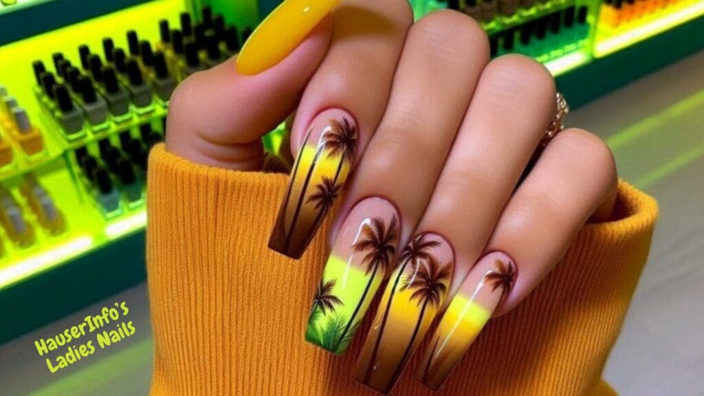 tropical nail designs 7