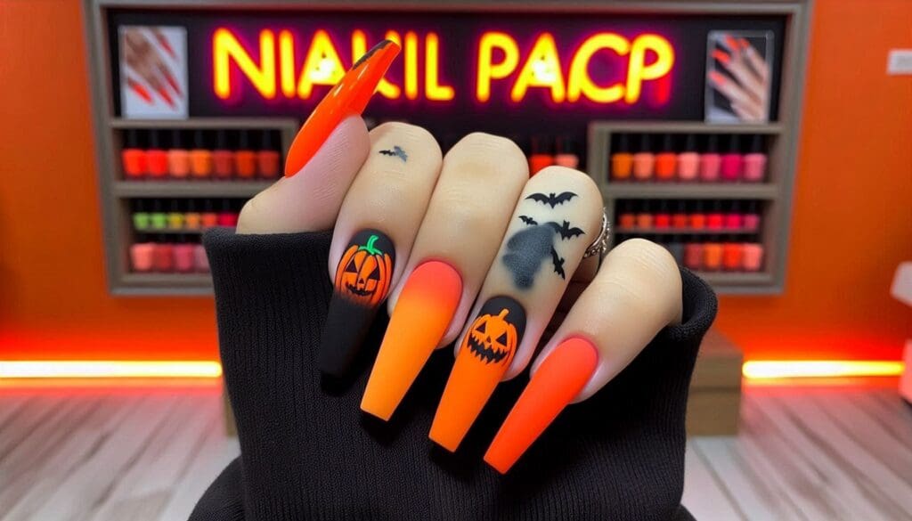 halloween nail designs