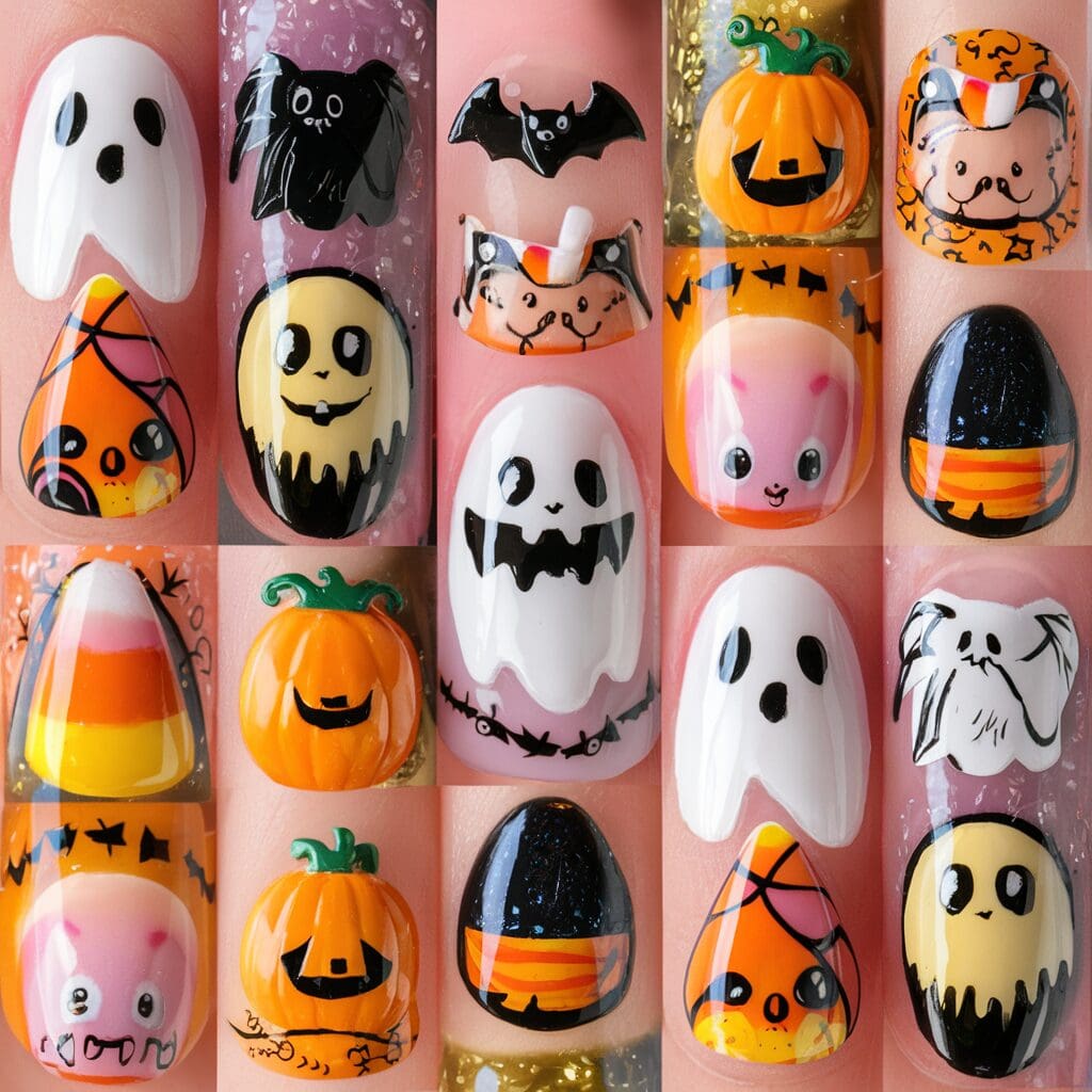 halloween nail designs