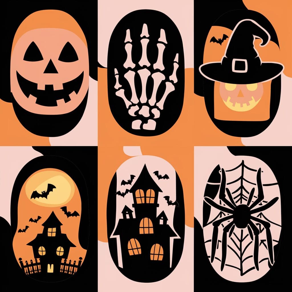 halloween nail designs