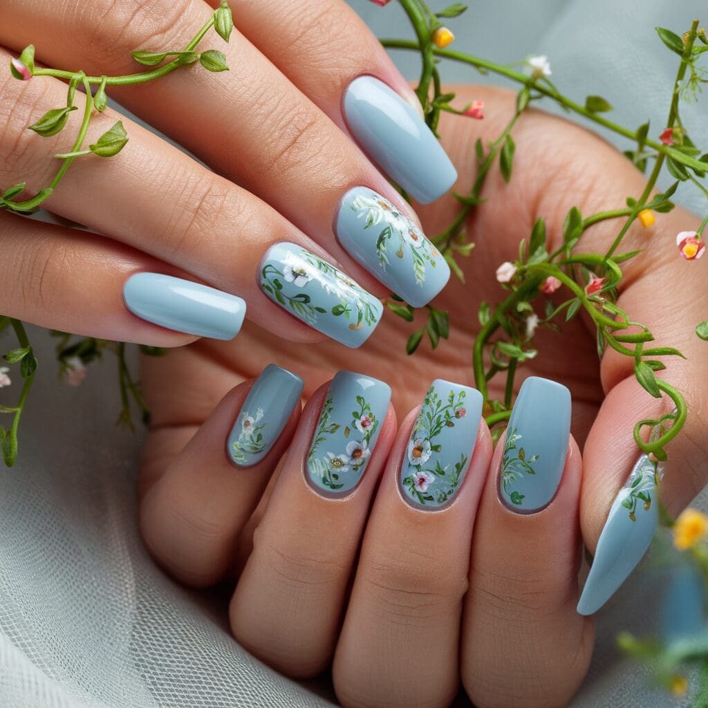 blue nail ideas