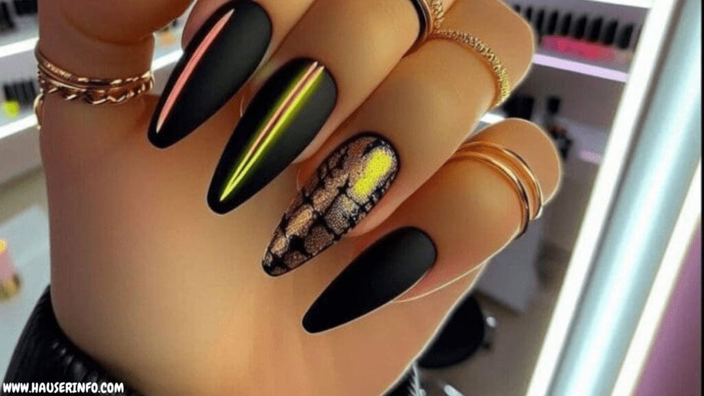 black nail designs