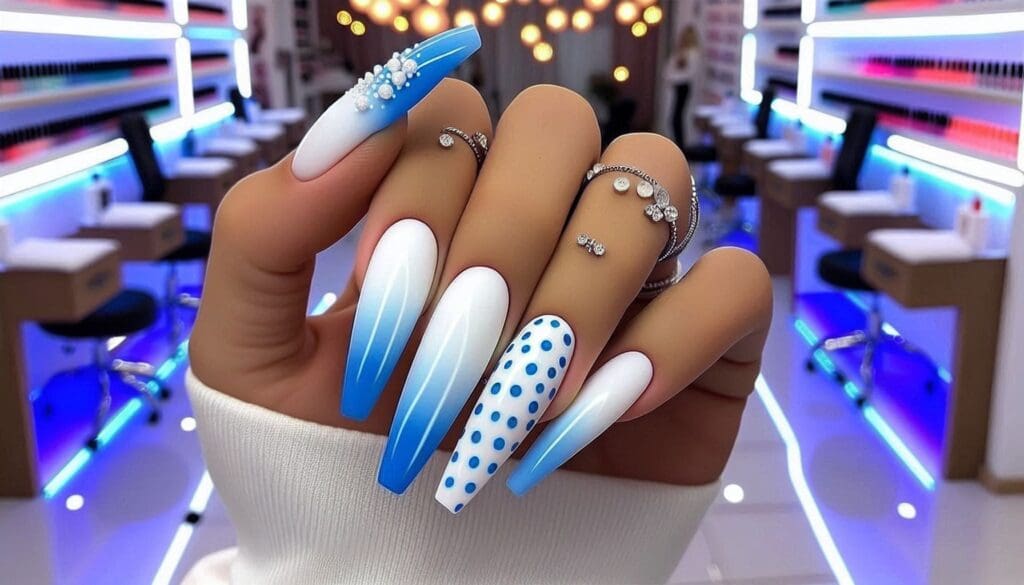 blue nail ideas
