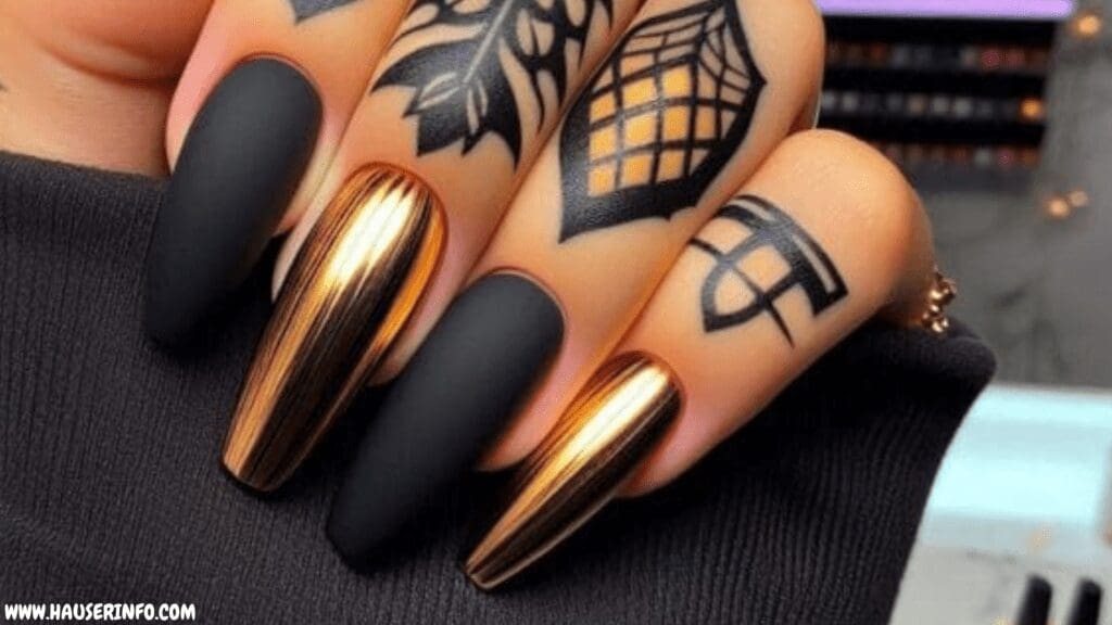 black nail designs