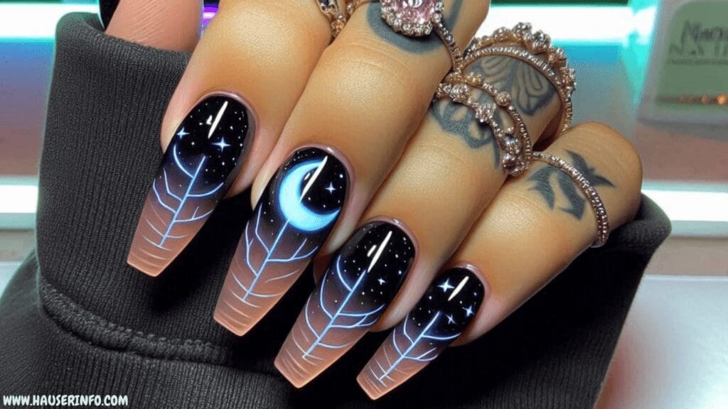 black nail designs