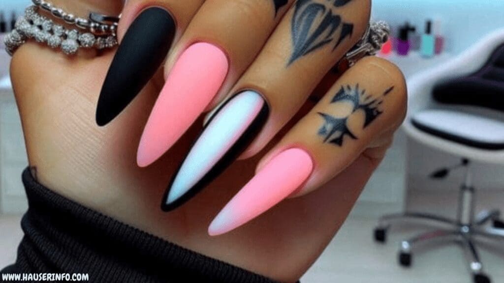 black nail designs