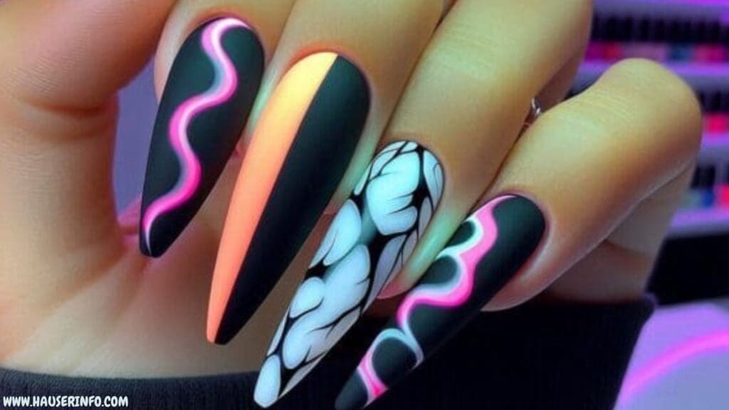 black nail designs