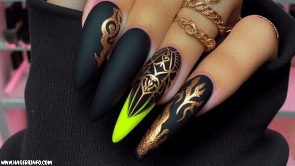 black nail designs