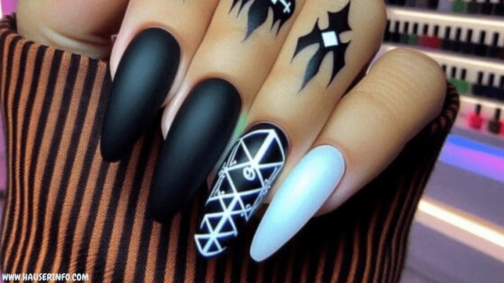 black nail designs