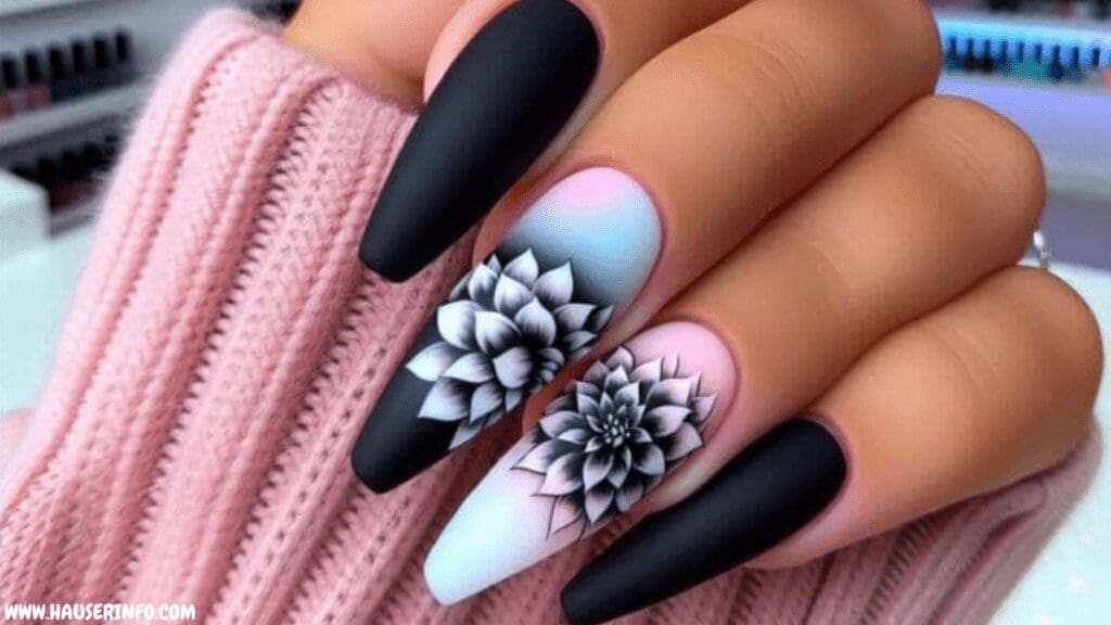 black nail designs