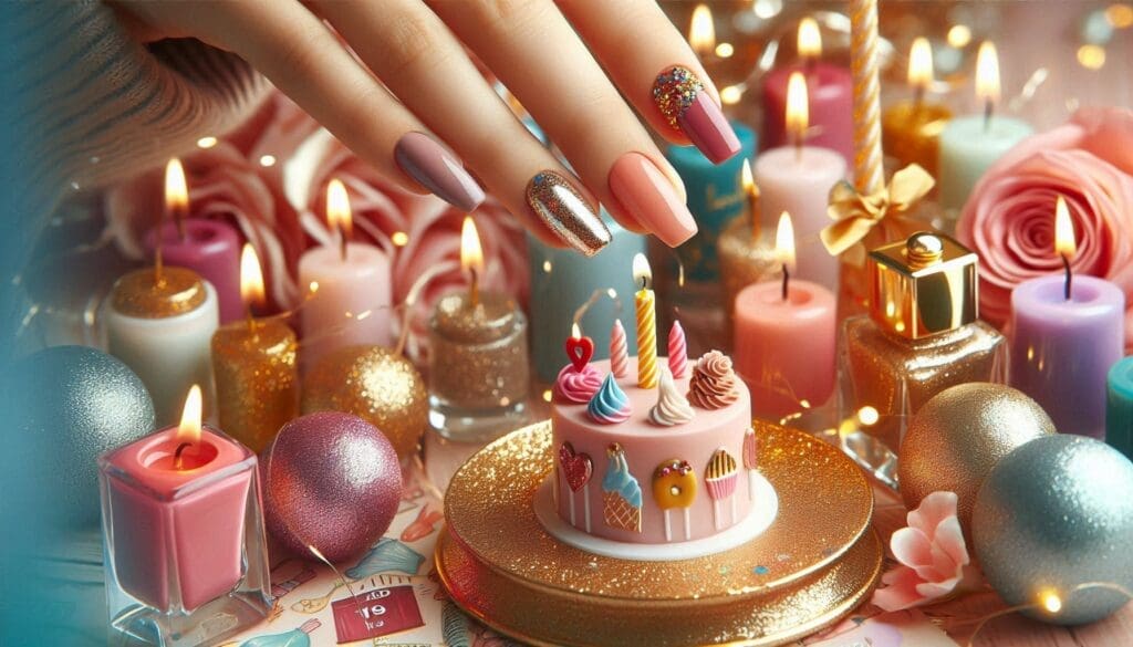 birthday nails ideas