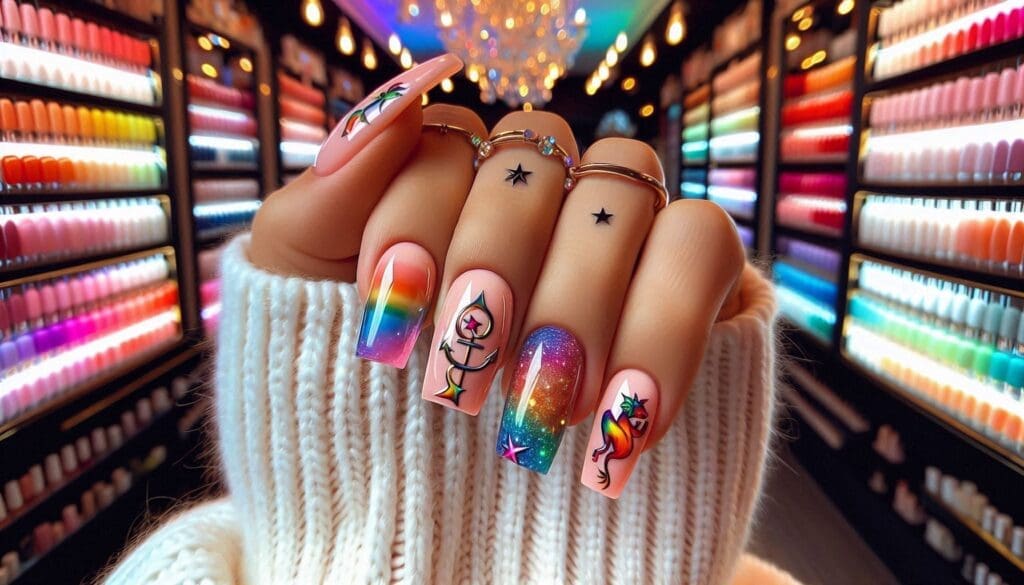 birthday nails ideas