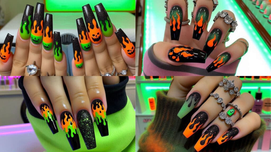 halloween nail designs