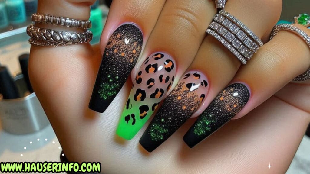 Animal print nails