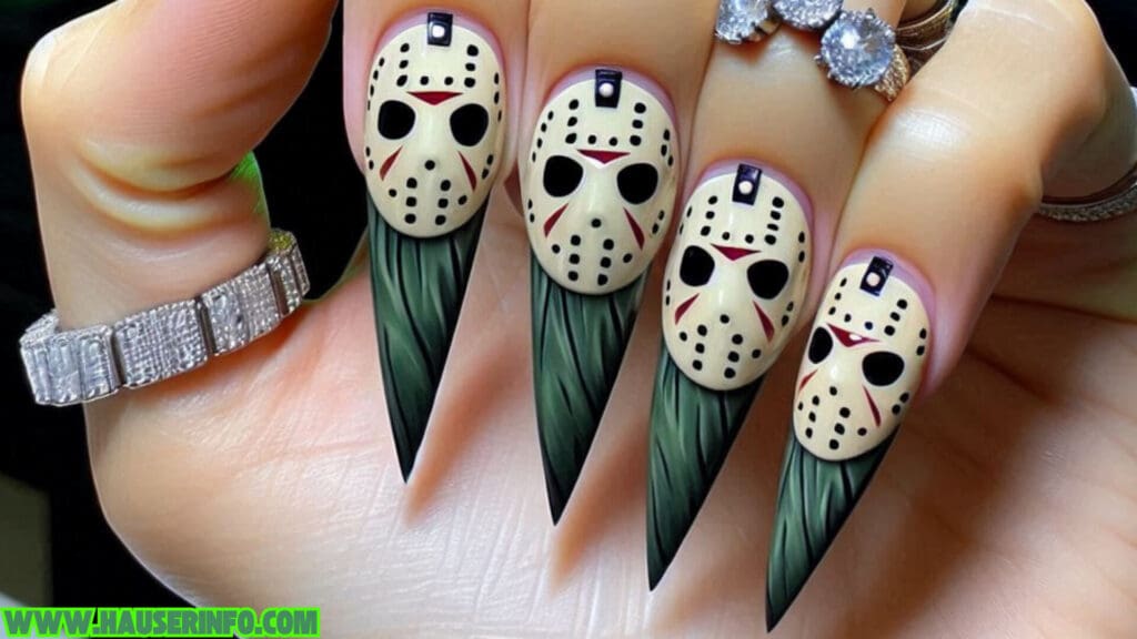 Hollywood inspired nail art