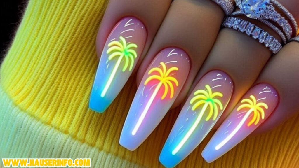 Neon nail designs