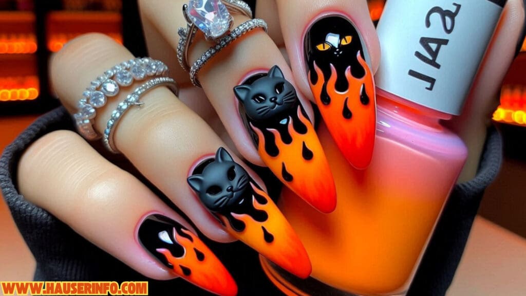 halloween nail designs