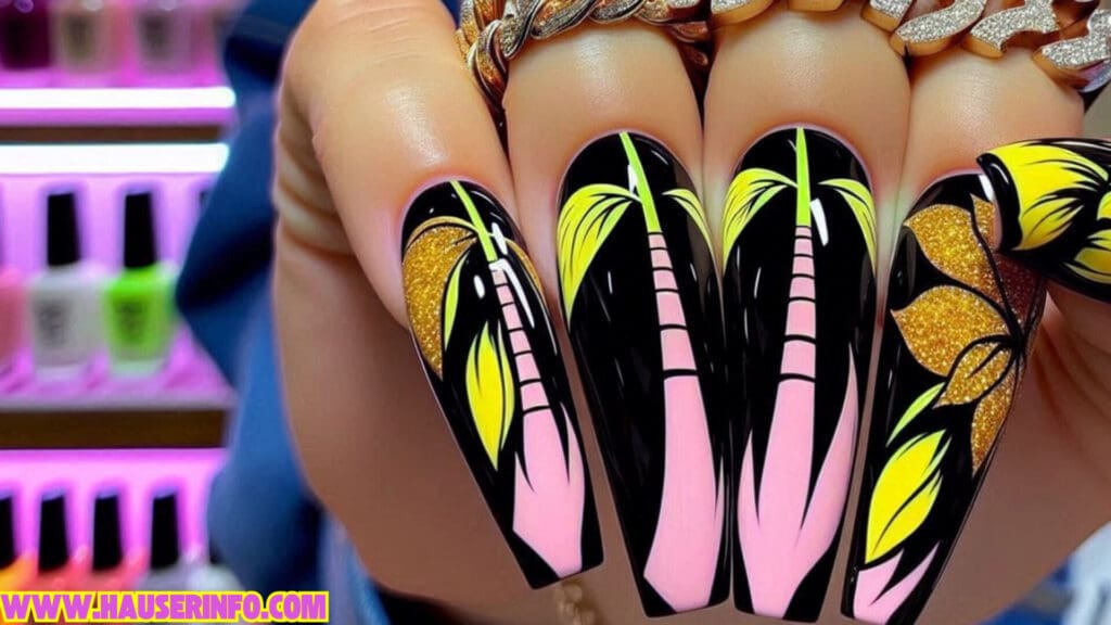 tropical nail designs