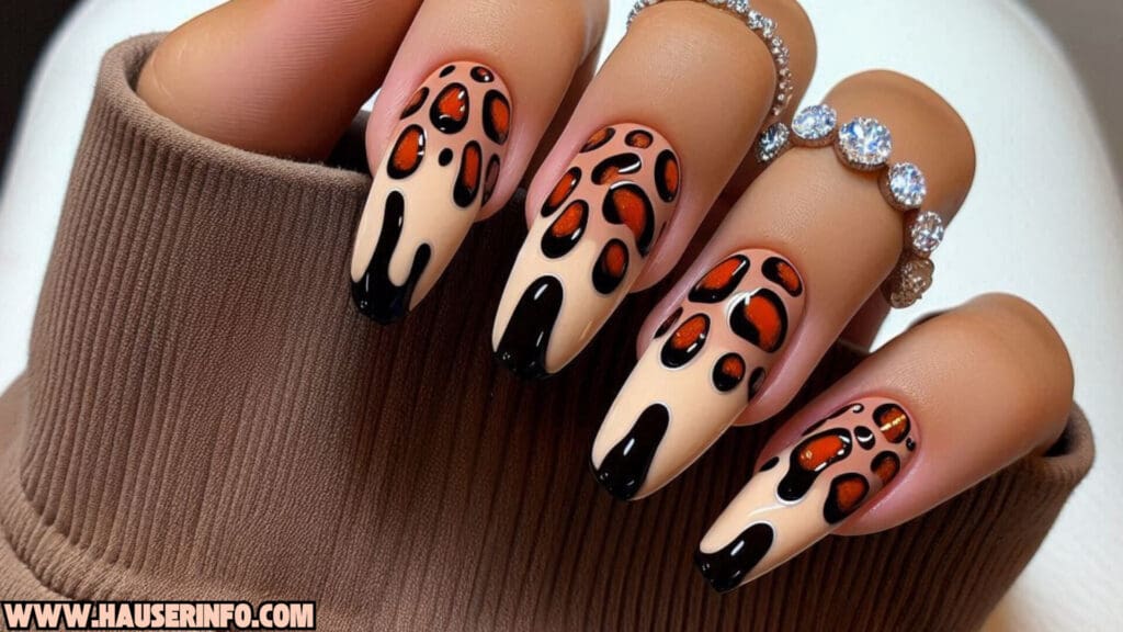 Animal print nails