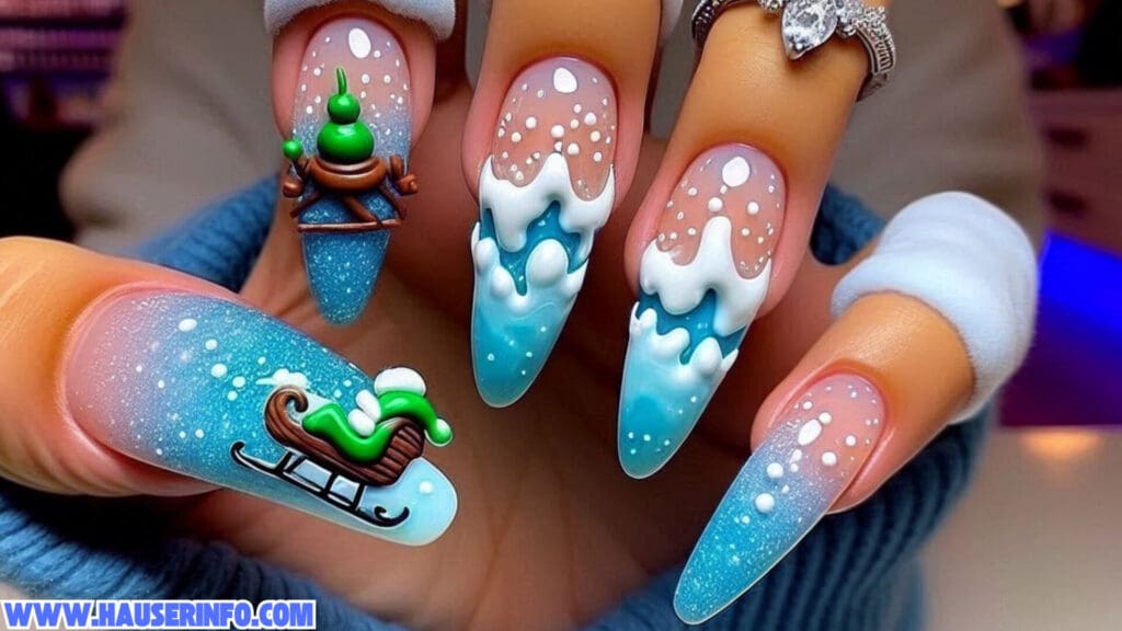 Holiday nail art