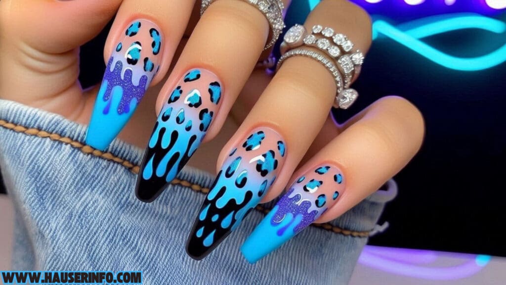 blue nail ideas98jhr46fgvhioyt