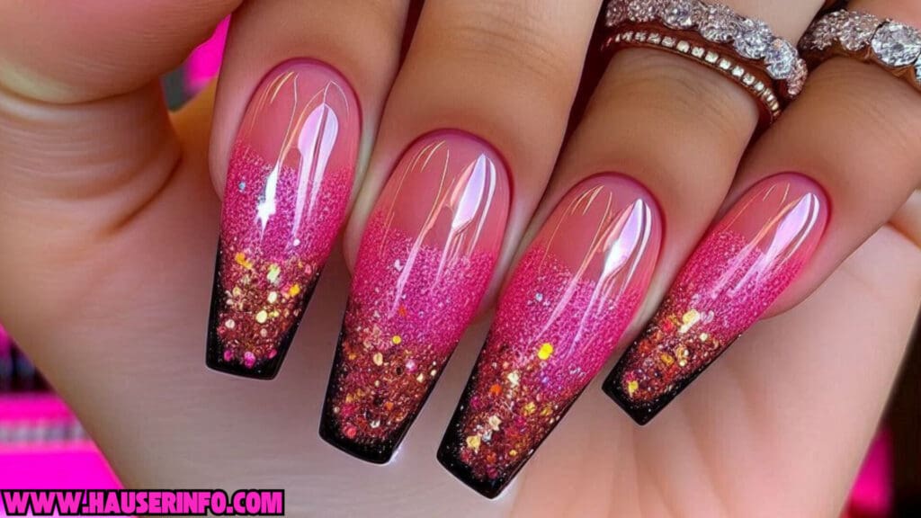 holo glitter nail designs