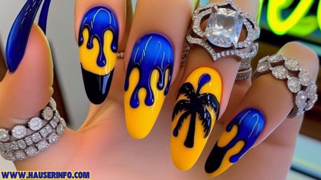 tropical nail designs