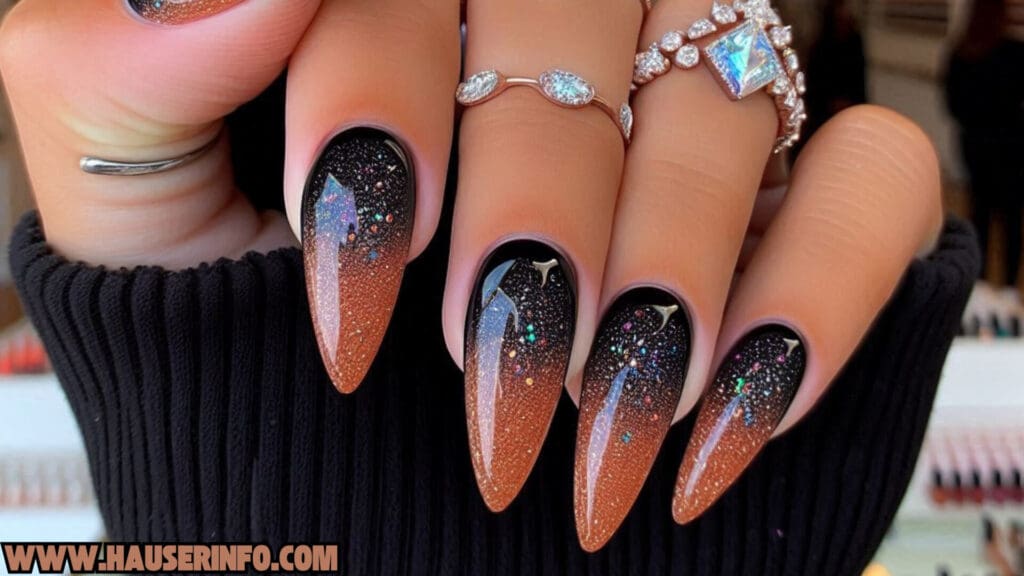 fall in love with fall colors ladies nails