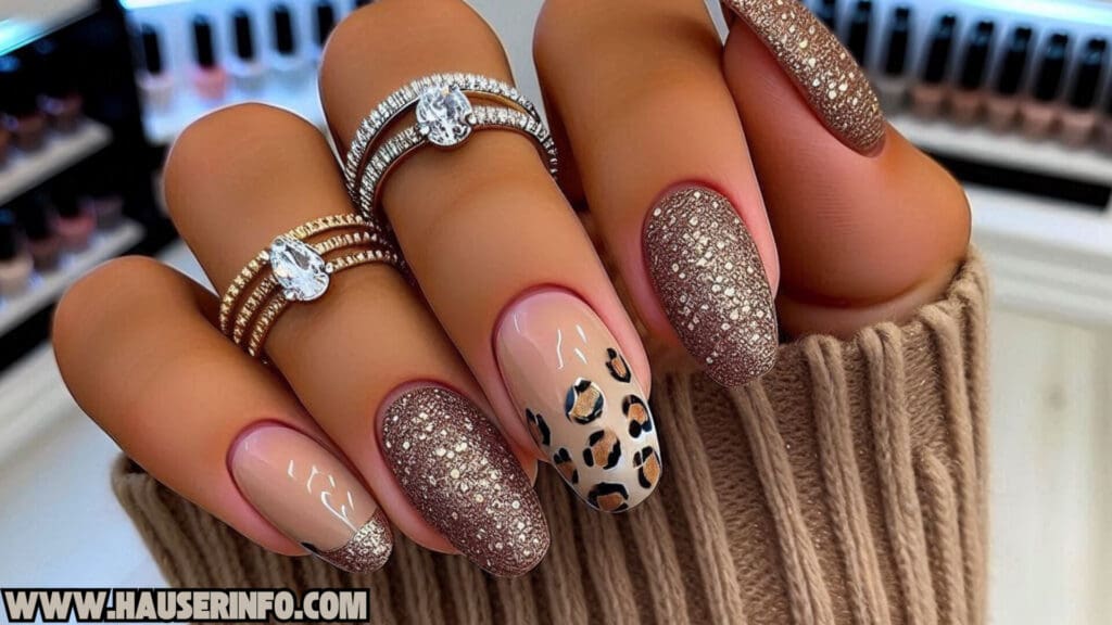 fall in love with fall colors ladies nails