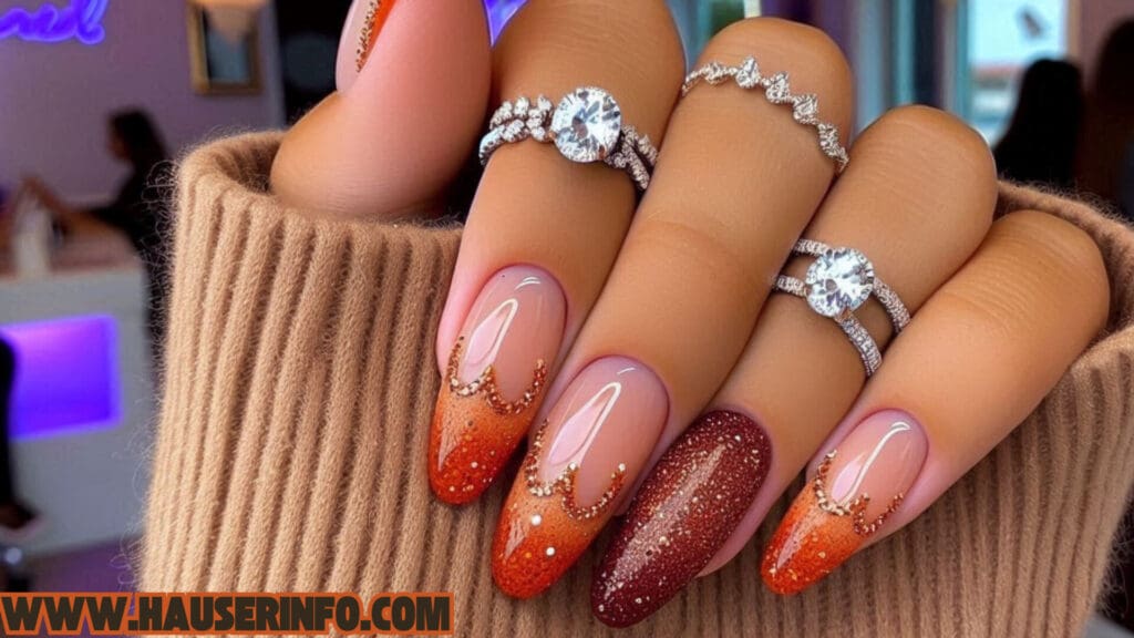 thanksgiving ladies nail art Mania