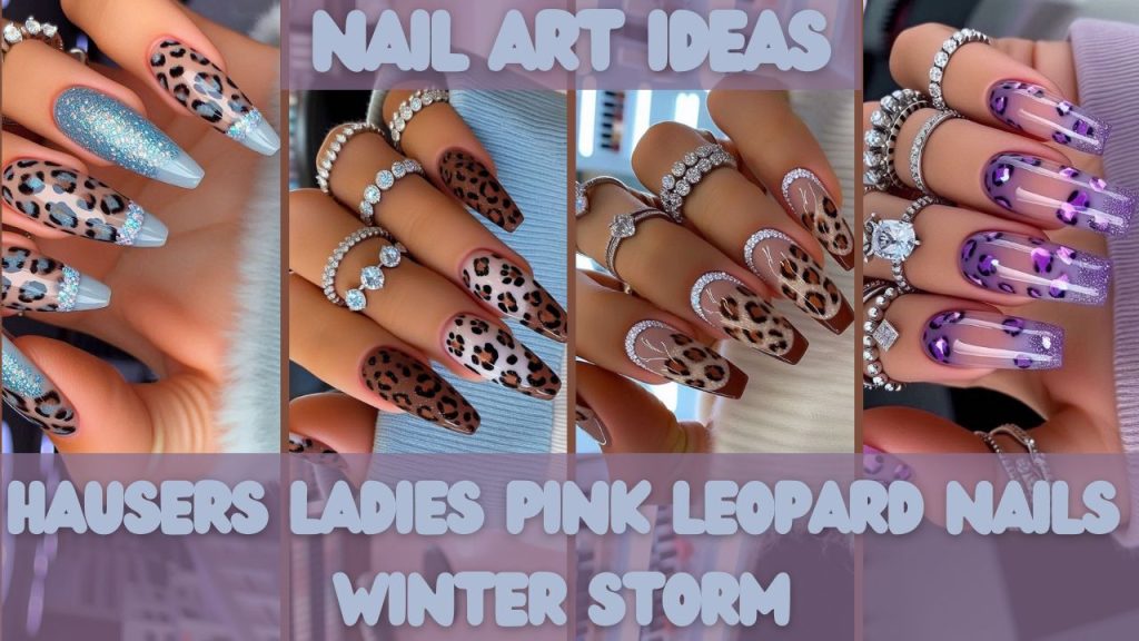 hausers ladies winter leopard nails show00 hausers ladies winter leopard nails show