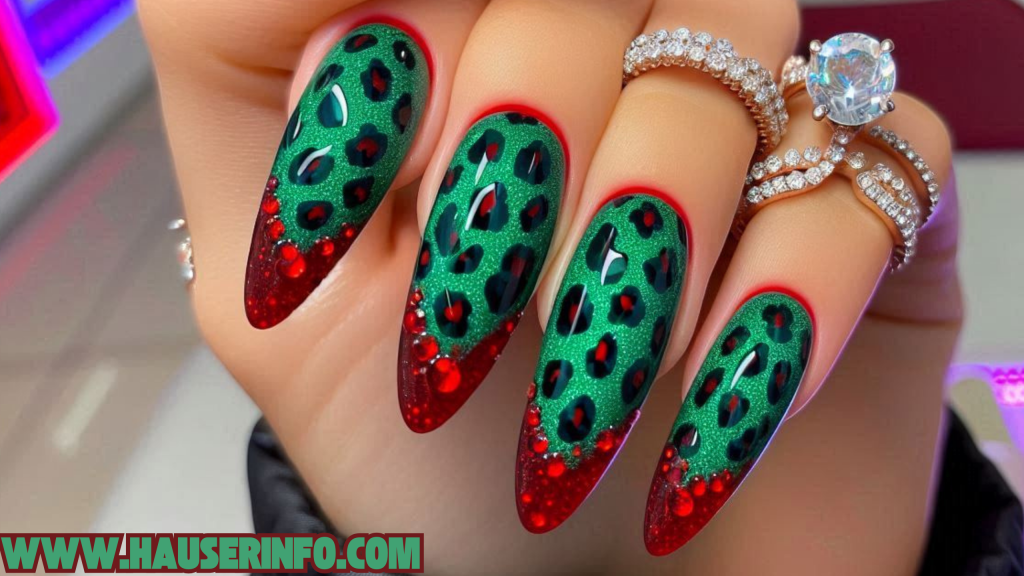 hausers ladies winter leopard nails show002 hausers ladies winter leopard nails show