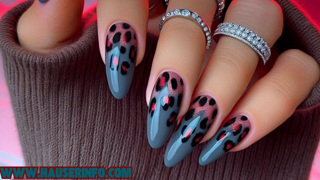 hauser's ladies leopard winter nails