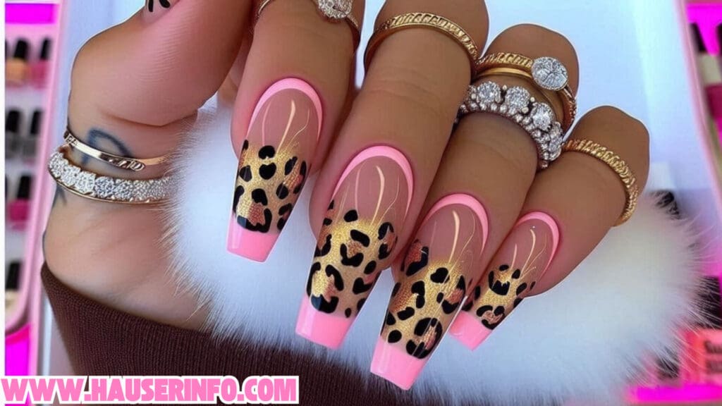 hauser's ladies leopard winter nails