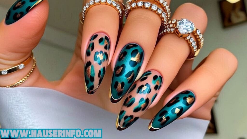 hauser's ladies leopard winter nails