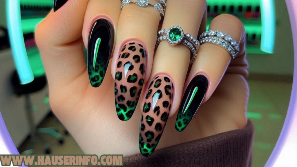 hauser's ladies leopard winter nails