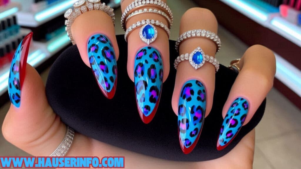 hauser's ladies leopard winter nails