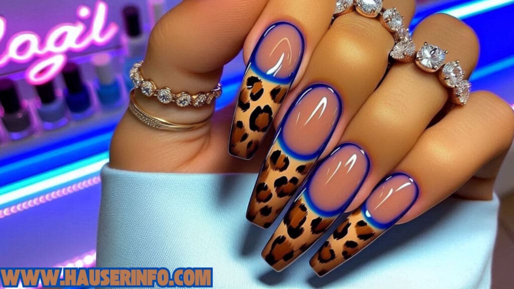 hauser's ladies leopard winter nails