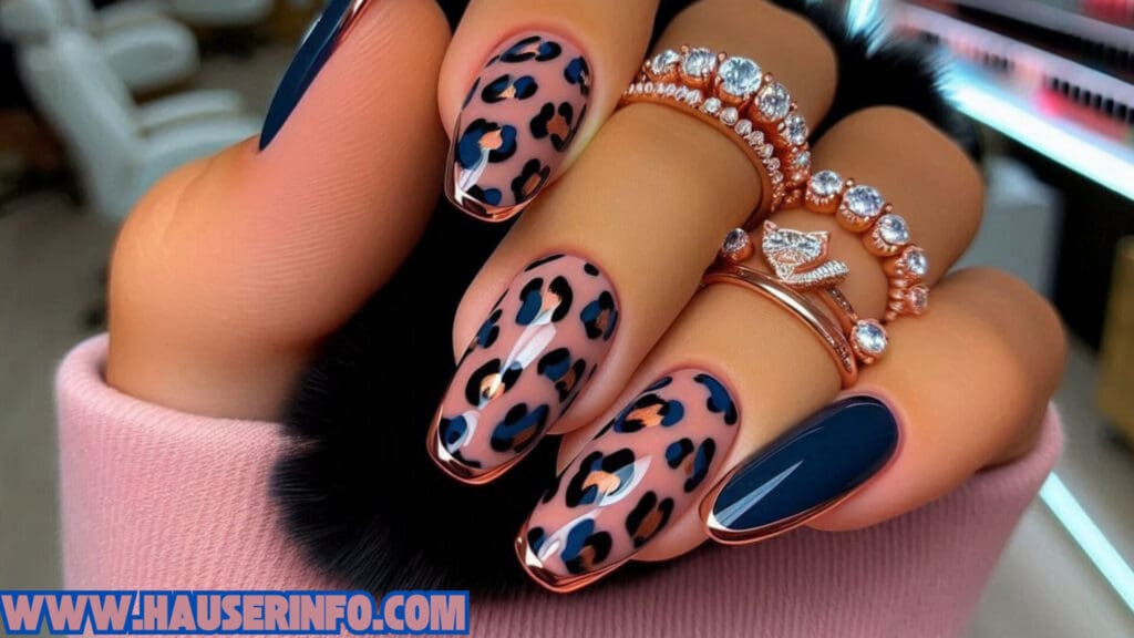 hauser's ladies leopard winter nails