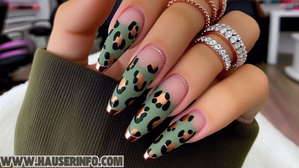 hauser's ladies leopard winter nails