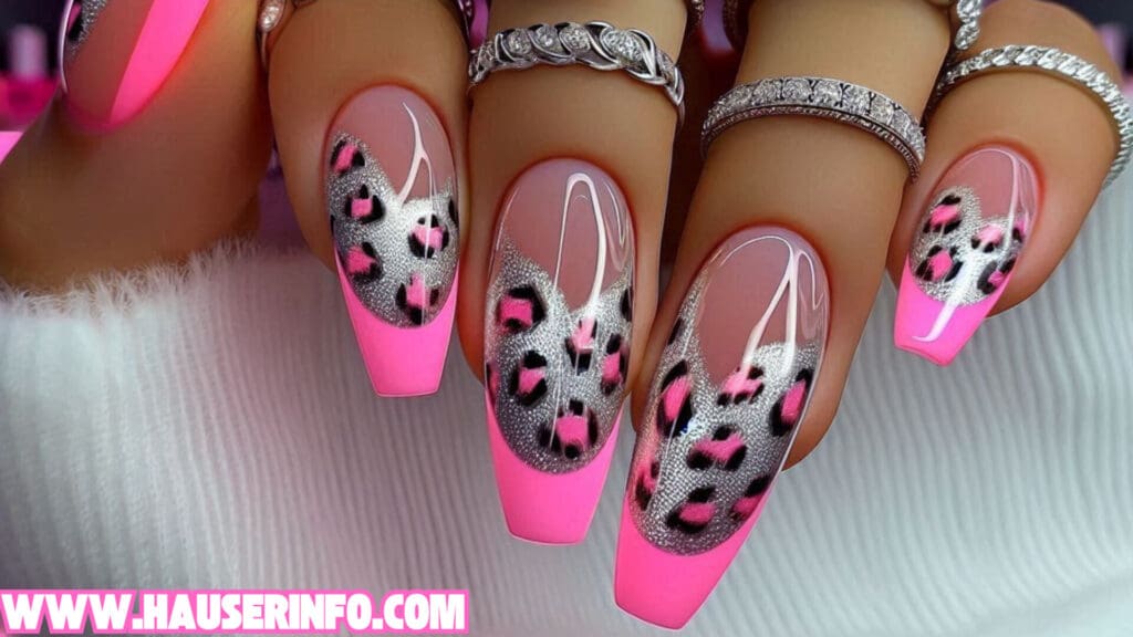 hauser's ladies leopard winter nails