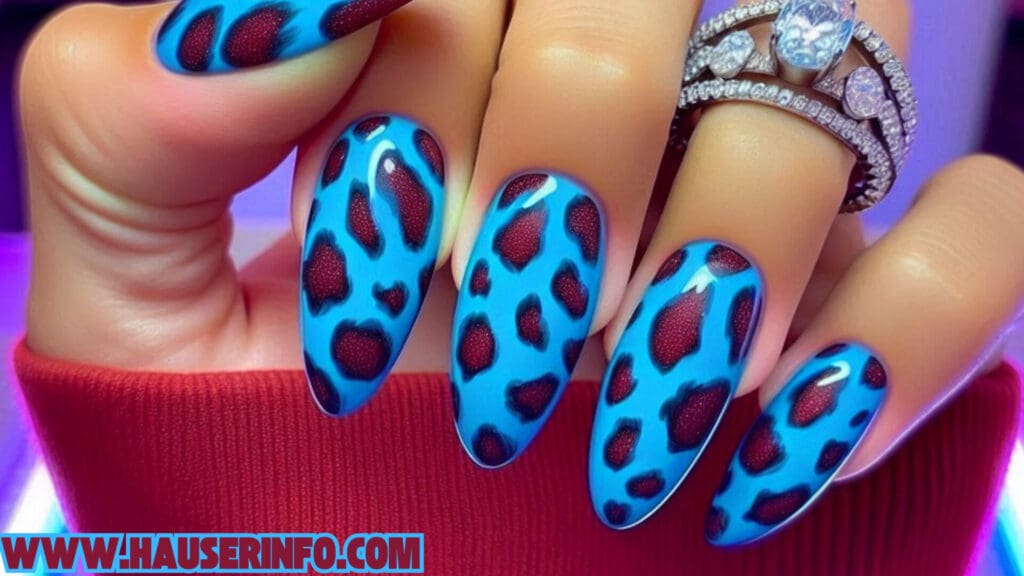 hauser's ladies leopard winter nails