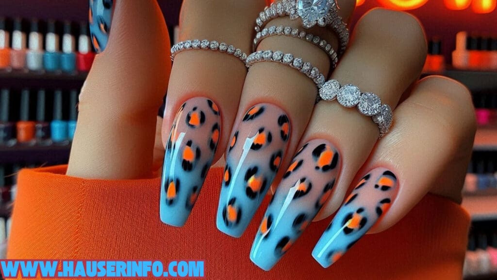 hauser's ladies leopard winter nails