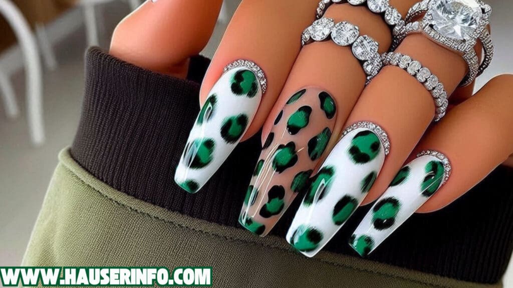 hausers ladies winter leopard nails show