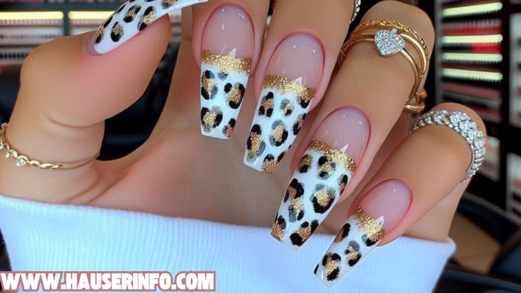 hausers ladies winter leopard nails show