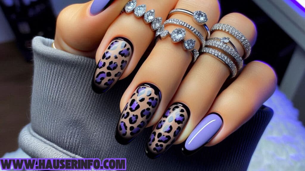 hausers ladies winter leopard nails show