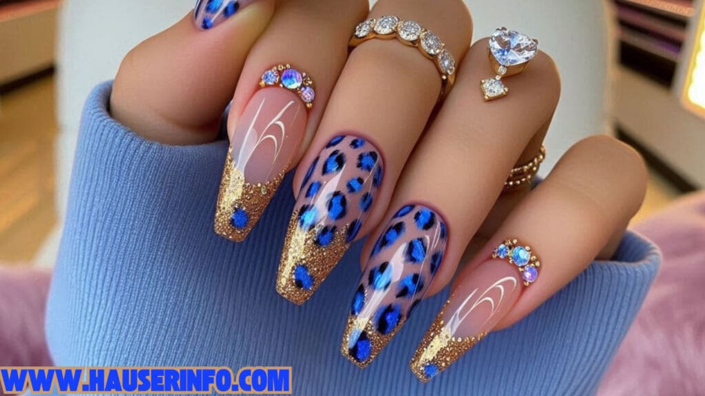 hausers ladies winter leopard nails show